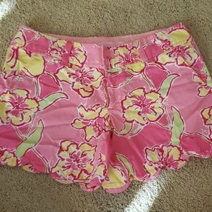 Lilly Pulitzer Scalloped Shorts Never Worn